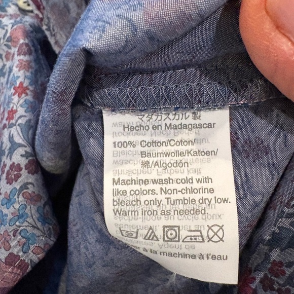 J. CREW Liberty Tie-Neck Blouse in Columbo Chambray - Picture 8 of 10